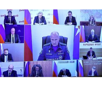 В. В. Путин в режиме видеоконференции провёл совещание с членами Правительства